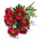 GERBERA BOUQUET, 9 BRANCHES, LIGHT ORANGE, 40cm 758-10063