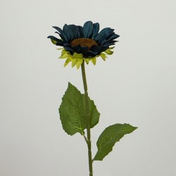 FLOWER/BRANCH, SUNFLOWER, BLUE, 45cm 758-12083 FLOWER/BRANCH, SUNFLOWER, BLUE, 45cm 758-12083