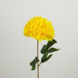 FLOWER/BRANCH, CRYSANTHEMUM, YELLOW, 50cm 758-12101 FLOWER/BRANCH, CRYSANTHEMUM, YELLOW, 50cm 758-12101