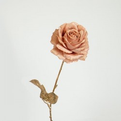 FLOWER, ROSE, GOLD-PINK, 65cm 758-12112 FLOWER, ROSE, GOLD-PINK, 65cm 758-12112