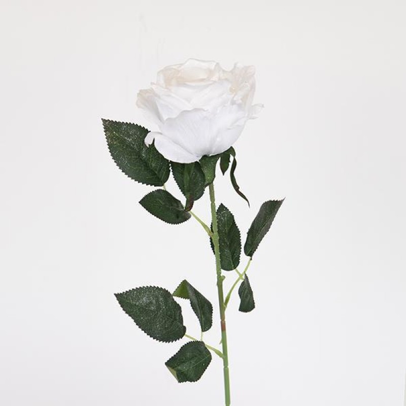 FLOWER, ROSE, WHITE, 60cm 758-12131