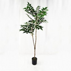 TREE IN A POT, PLASTIC, BLACK,105CM 758-14033