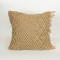 CUSHION,  WITH FILLER,  JUTE  WITH  FRINGES,  NATURAL, 45x45cm 759-10025