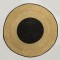 RUG, SEA GRASS,  NATURAL- BLACK,  Φ90cm 759-12010
