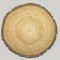 RUG, JUTE WITH FRINGES, NATURAL, 90CM 759-12012