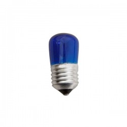 НОЩНА КРУШКА 5W E27 СИНЯ 2 БР. БЛИСТЕР