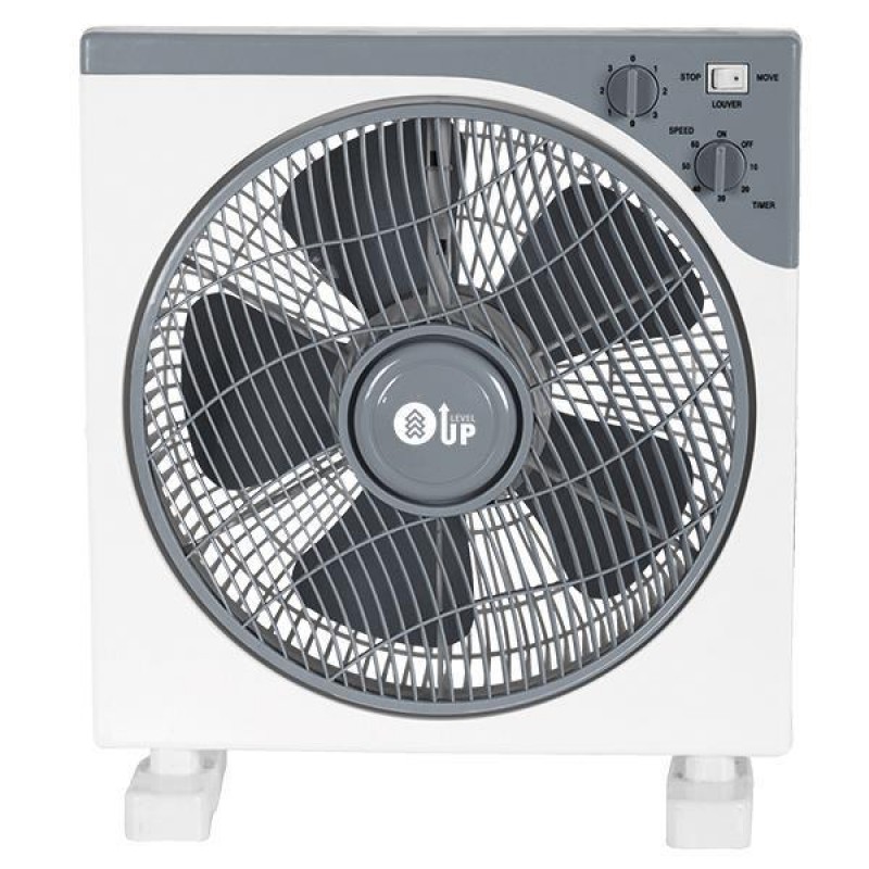 BOX FAN SQUARE WHITE-GREY Φ37 45W 920-29102