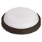 КРЪГЛО LED ТЯЛО ЗА СТЕНА 18W 3000K IP54 ЧЕРНО