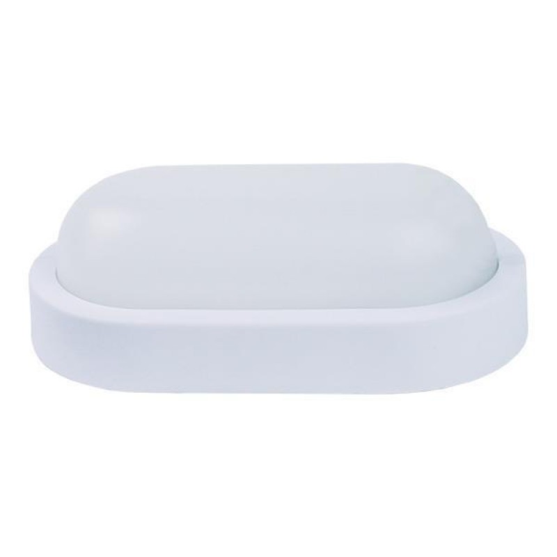 ОВАЛНО LED СТЕННО ТЯЛО 8W 6500K IP54 БЯЛО ОВАЛНО LED СТЕННО ТЯЛО 8W 6500K IP54 БЯЛО