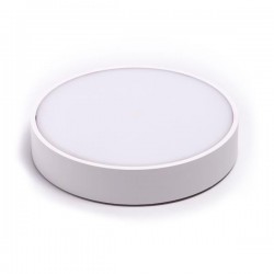 CEILING LIGHT ROUND LED 24W 4000K Φ30 WHITE IP54 145-20083