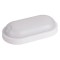 WALL MOUNTED LED LIGHT WITH RIR SENSOR OVAL 12W 205x105x54 4000K IP54 WHITE PLUS 145-20090