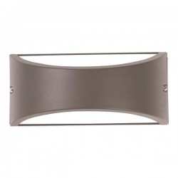 WALL LIGHT OVAL E27 MAX 10W LED 220x99x100 IP54 GREY PRO 145-20215 WALL LIGHT OVAL E27 MAX 10W LED 220x99x100 IP54 GREY PRO 145-20215