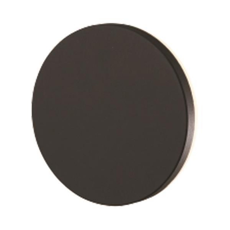 LED СТЕННО ТЯЛО КРЪГЛО 10W 3000K IP54 ЧЕРНО