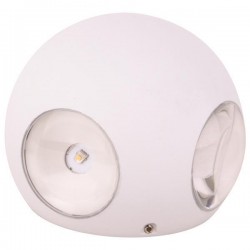LED СТЕННО ТЯЛО КРЪГЛО 8W 3000K IP65 БЯЛО LED СТЕННО ТЯЛО КРЪГЛО 8W 3000K IP65 БЯЛО