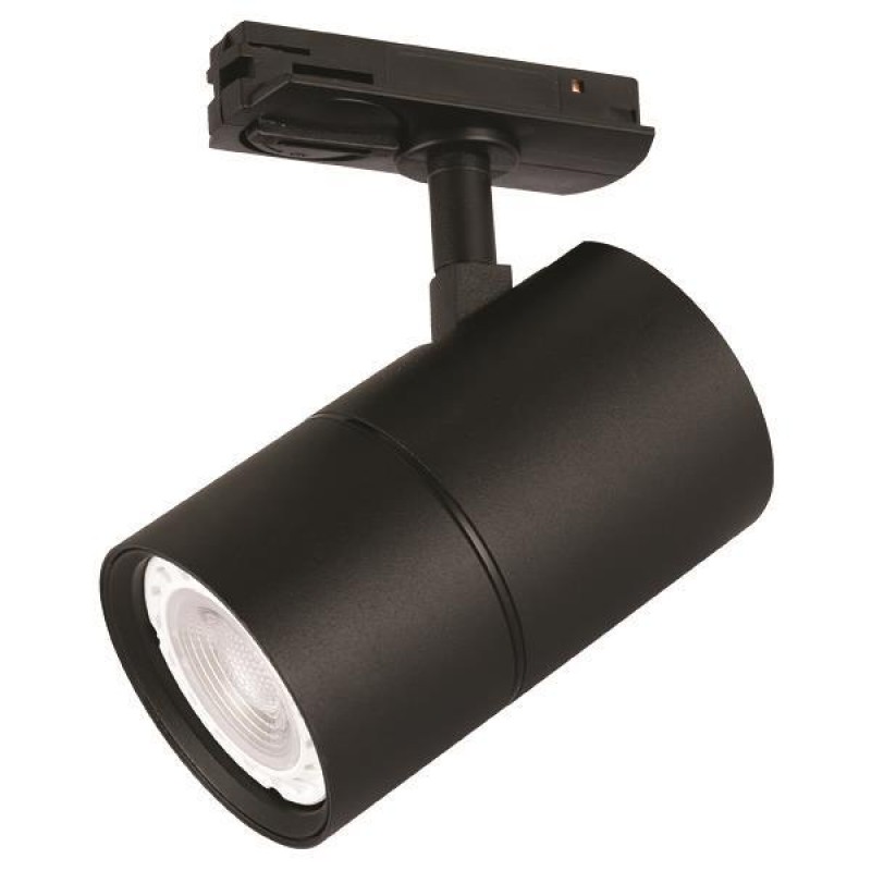 TRACK LIGHT 2 LINE GU10 Φ60x100mm BLACK 145-55063