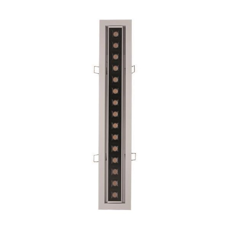 ЛИНИЕН ВГРАДЕН LED СПОТ 12W 4000K БЯЛ/ЧЕРЕН ЛИНИЕН ВГРАДЕН LED СПОТ 12W 4000K БЯЛ/ЧЕРЕН