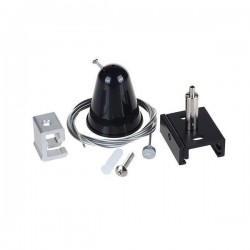 SUSPENDING WIRE FOR LIGHT FIXTURE WITH ROSETTE 2m BLACK 145-59029 SUSPENDING WIRE FOR LIGHT FIXTURE WITH ROSETTE 2m BLACK 145-59029