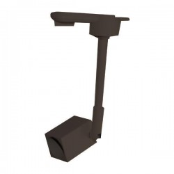 TRACK LIGHT 2 LINE GU10 SQUARE BRACKET12cm BLACK 145-59082 TRACK LIGHT 2 LINE GU10 SQUARE BRACKET12cm BLACK 145-59082