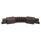 FLEXIBLE L-SHAPE CONJUCTION RAIL UNIVERSAL 4 LINES WITH POWER SUPPLY BLACK 145-59226