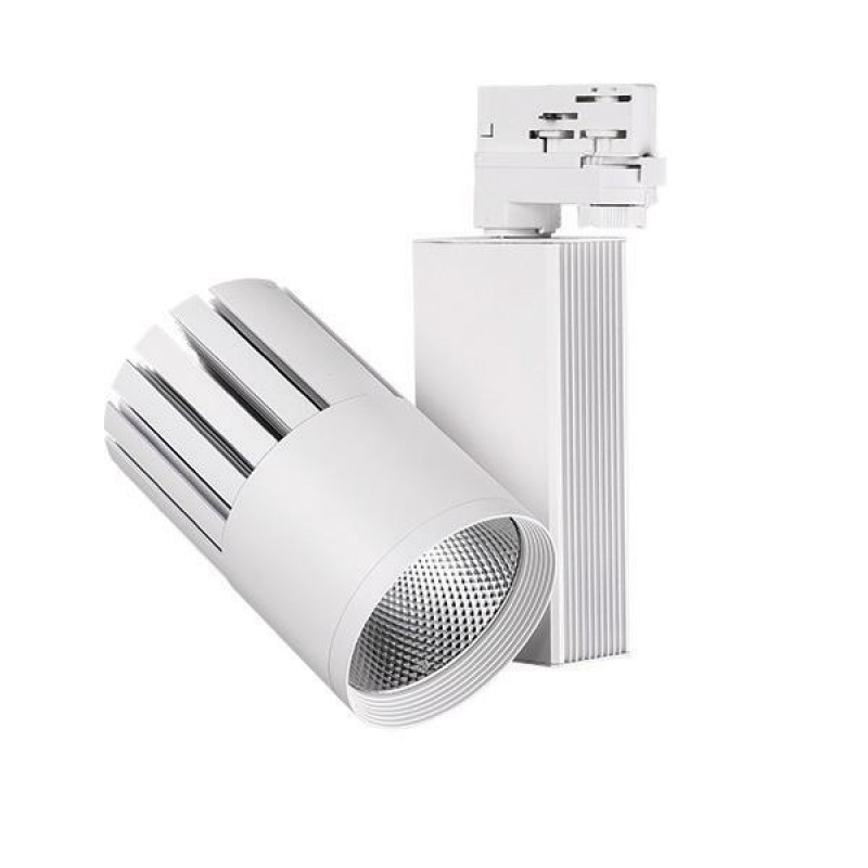 LED РЕЛСОВО СВЕТИЛО 30W 4000K БЯЛО PLUS