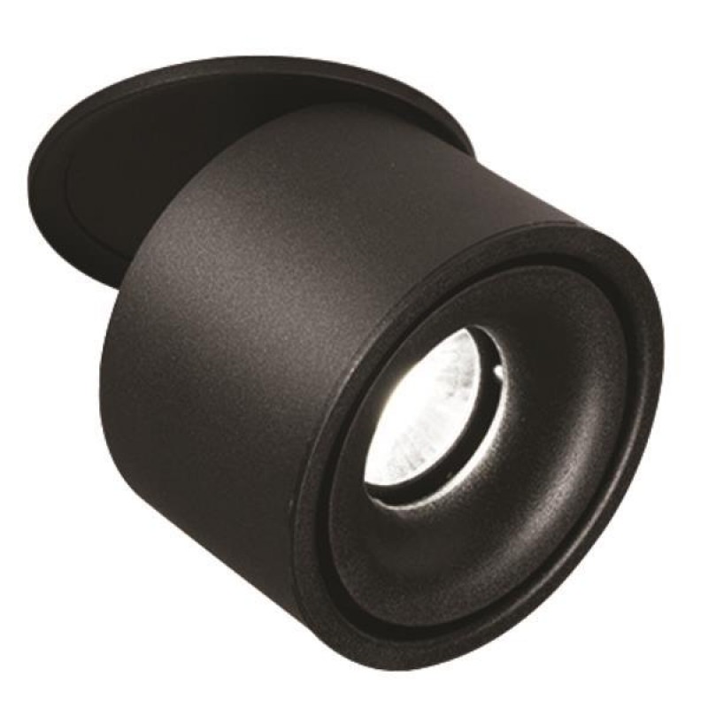 SPOT LED LIGHT RECESSED  MOVABLE 12W 4000K MY-D004 BLACK PLUS 145-59802