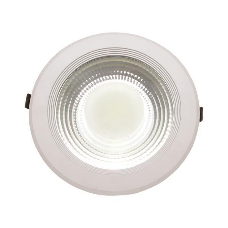 ВГРАДЕН LED ПРОЖЕКТОР COB Φ220 30W 4000K БЯЛ