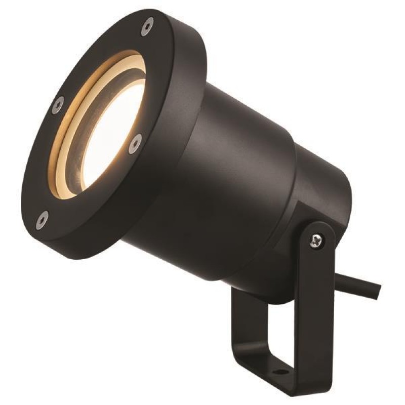GARDEN SPOT LIGHT PLASTIC GU10 IP65 230V Φ95X100 BLACK 145-82024