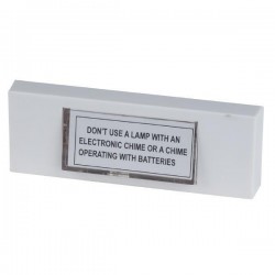 OUTDOOR DOORBELL PUSH BUTTON WITH INDICATOR PB-03 WHITE IP44 147-12011 OUTDOOR DOORBELL PUSH BUTTON WITH INDICATOR PB-03 WHITE IP44 147-12011