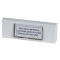 OUTDOOR DOORBELL PUSH BUTTON WITH INDICATOR PB-03 WHITE IP44 147-12011