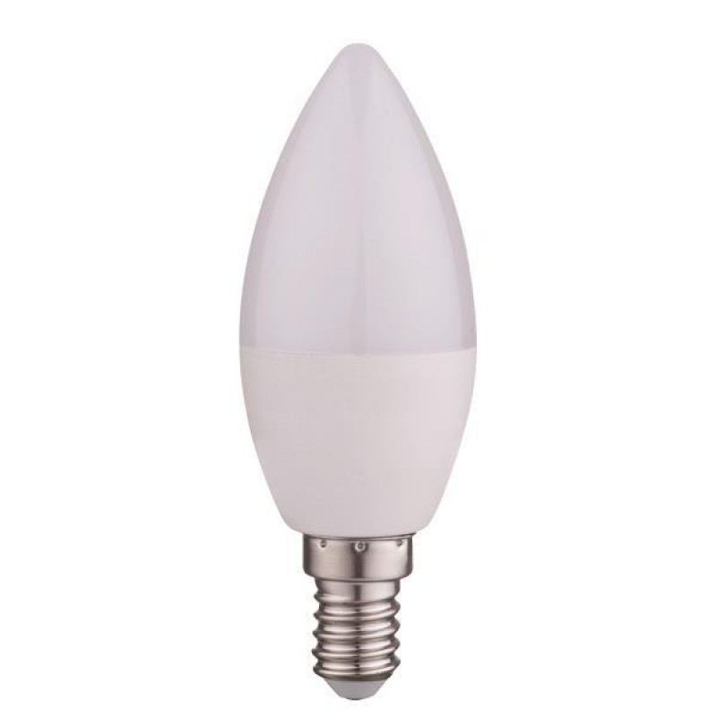 LED ЛАМПА C37 6W E14 6500K 2 БР. БЛИСТЕР