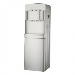 WATER STAND DISPENSER, WITH STORAGE, SILVER 920-29704
