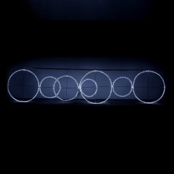 СВЕТЕЩИ ПРЪСТЕНИ С БЯЛА LED СВЕТЛИНА