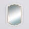 WALL MIRROR, POLYRESIN, WHITE - GOLD, 23.5x34.8x1.5cm 751-12063