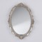 WALL MIRROR, POLYRESIN, WHITE - GOLD, 37.8x26.8x3.2cm 751-12065