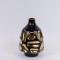 VASE, CERAMIC, BLACK-GOLD, 17.8x18.8x25.5cm 752-20423
