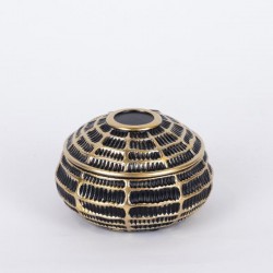 DECORATION BOX, POLYRESIN, BLACK - GOLD, 11.4x11.4x6.9cm 752-28614 DECORATION BOX, POLYRESIN, BLACK - GOLD, 11.4x11.4x6.9cm 752-28614