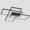 ARTE ILLUMINA CEILING LIGHT FIXTURE LED 90W 900X800X70 BLACK 144-12000