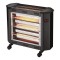 QUARTZ HEATER 2400W BLACK WITH FAN & HUMIDIFIER 920-29152