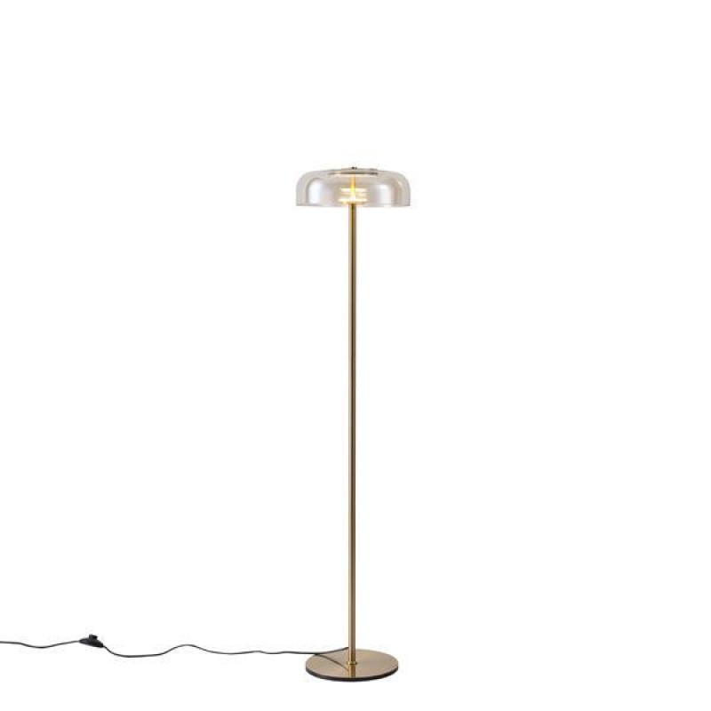 ПОДОВА ЛАМПА 8W 3000K 960LM Ø300X1350MM МЕТАЛ СТЪКЛО КОНЯК ARTE ILLUMINA LOBBY ПОДОВА ЛАМПА 8W 3000K 960LM Ø300X1350MM МЕТАЛ СТЪКЛО КОНЯК ARTE ILLUMINA LOBBY