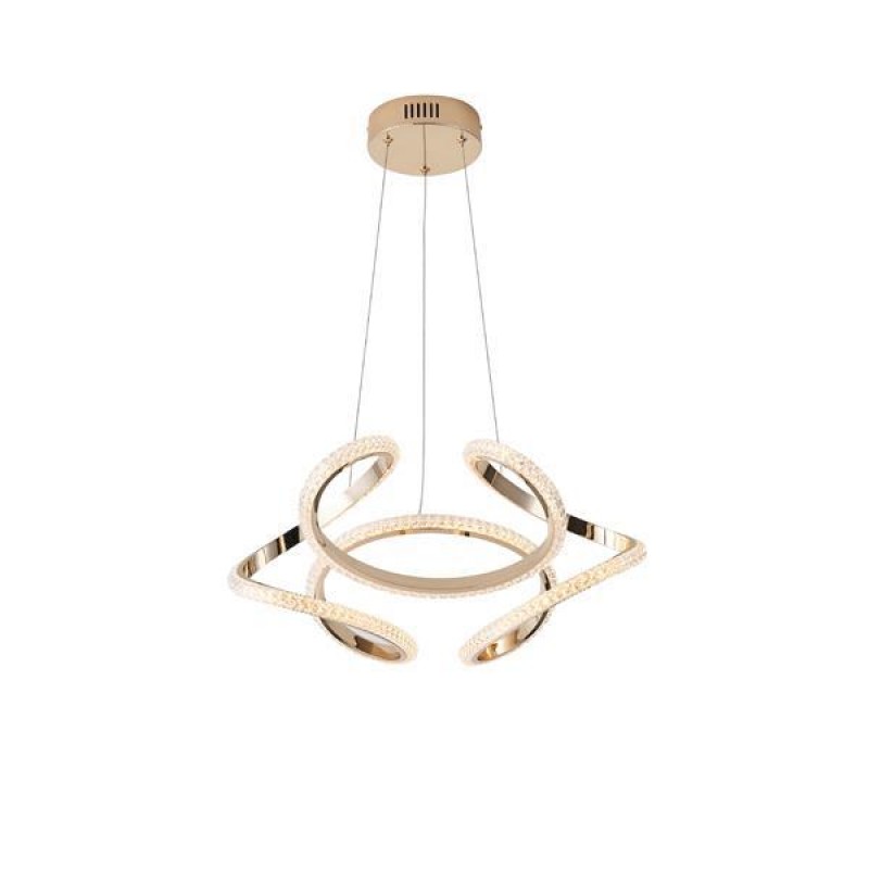 ПЕНДЕЛ LED ORION 24W 3000K 1900LM 500X1200MM ЗЛАТЕН