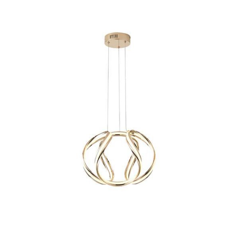 ПЕНДЕЛ LED SATURN ЗЛАТИСТ 38W 3000K 430X310MM ПЕНДЕЛ LED SATURN ЗЛАТИСТ 38W 3000K 430X310MM