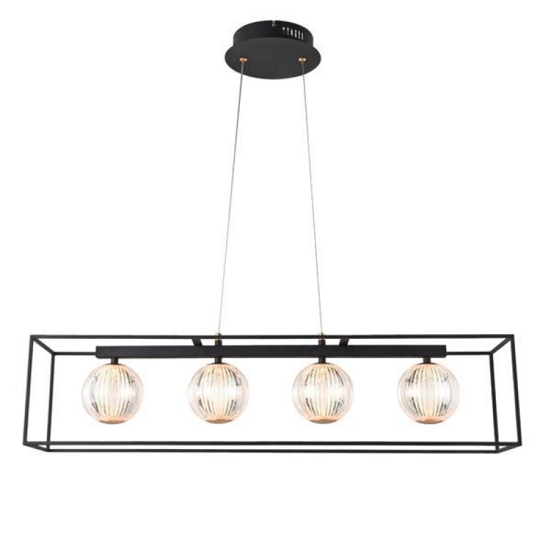 ПЕНДЕЛ ARTE ILLUMINA BOX 14W 3000K 80X1200MM ЧЕРЕН