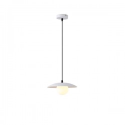 ВИСЯЩА ЛАМПА КОБА КАБАНА 250X250X125MM БЯЛА ВИСЯЩА ЛАМПА КОБА КАБАНА 250X250X125MM БЯЛА