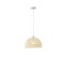 ВИСЯЩА ЛАМПА RATTAN CREAM 1XE27 300X1270MM БЯЛА