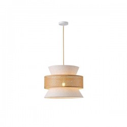 PENDANT LIGHTS FIXTURE FABRIC 1XE27 MAX 15W 400X1310mm BEIGE MATT - WHITE ARTE ILLUMINA ISLA 144-33050 PENDANT LIGHTS FIXTURE FABRIC 1XE27 MAX 15W 400X1310mm BEIGE MATT - WHITE ARTE ILLUMINA ISLA 144-33050
