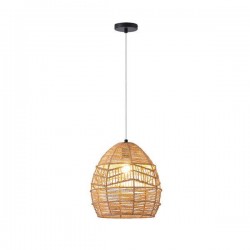 ПЕНДЕЛ BAMBOO КАФЯВ 1XE27 MAX 15W 300X300X300MM