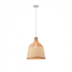 PENDANT LAMP BAMBOO 1XE27 400Χ400X270mm ARTE ILLUMINA CALYPSO 144-33096 PENDANT LAMP BAMBOO 1XE27 400Χ400X270mm ARTE ILLUMINA CALYPSO 144-33096