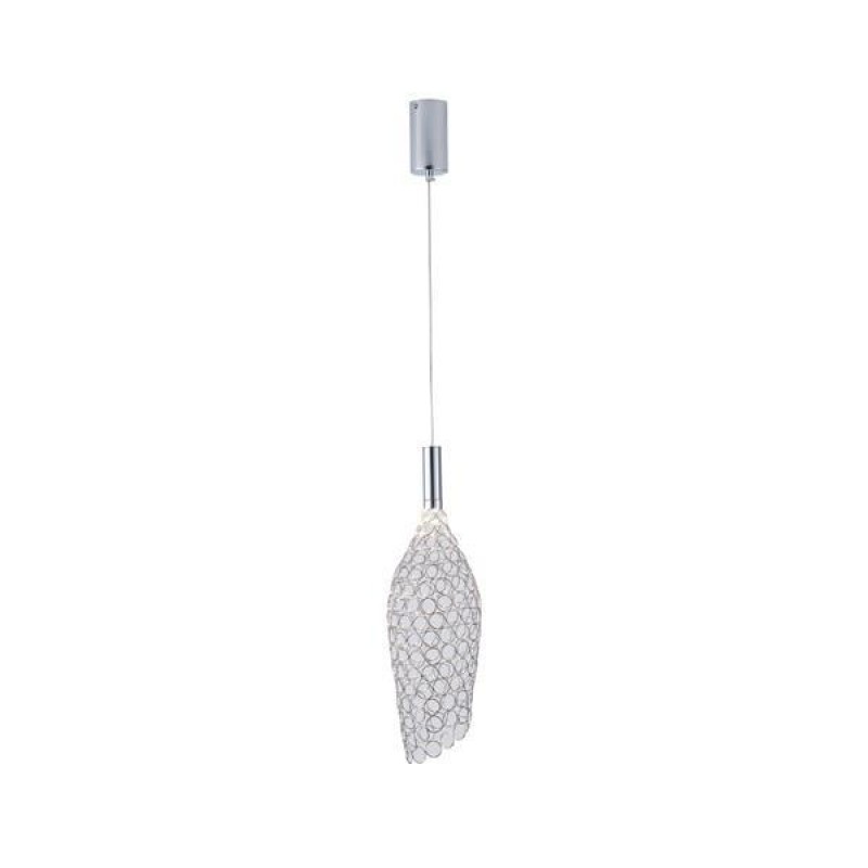 LED АПЛИК СТОМАНА ХРОМ PERFORATO
