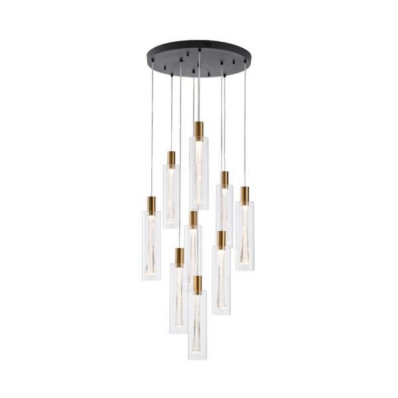 ВИСЯЩА ЛАМПА 9 КРУШКИ СТЪКЛО 60W 3000K 7200LM ARTE ILLUMINA VIAL ВИСЯЩА ЛАМПА 9 КРУШКИ СТЪКЛО 60W 3000K 7200LM ARTE ILLUMINA VIAL