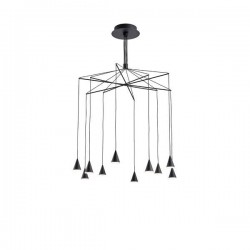 ПЕНДЕЛ LED 50W Ø800X1200MM ЧЕРЕН ARTE ILLUMINA CAMPANELLE